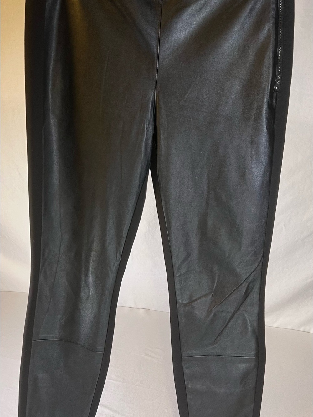 Black Faux Leather Leggings